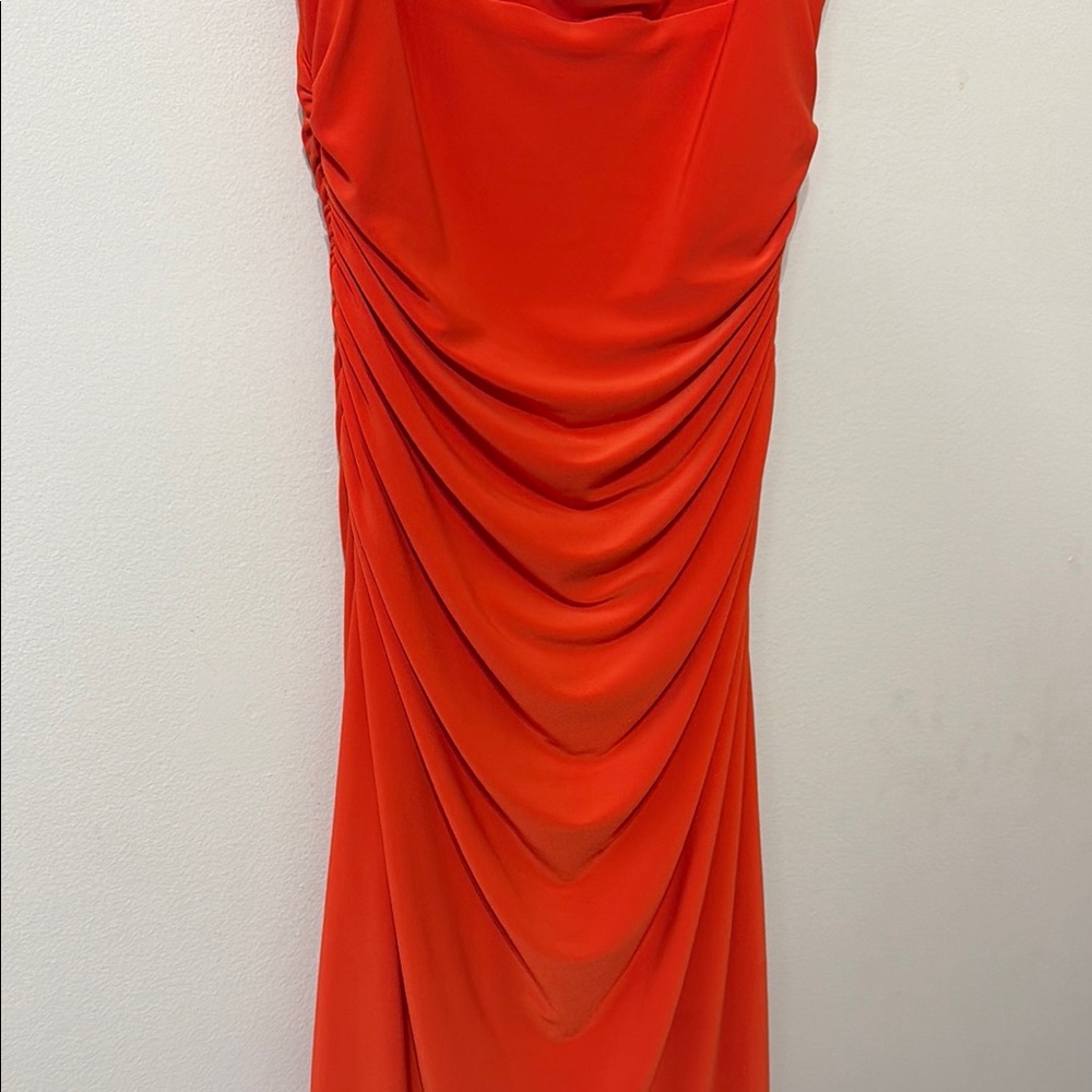 Ralph Lauren Elegant Orange Sleeveless Dress NWOT - Picture 4 of 5